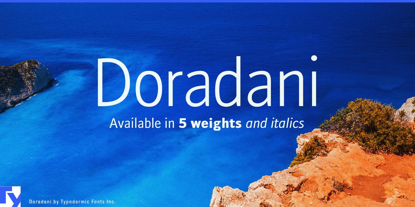 Doradani Bold Italic Font preview